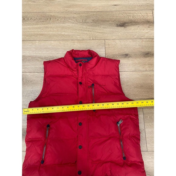 Orvis Men's Large Duck Down Fill Puffy Vest Red - Picture 7 of 7